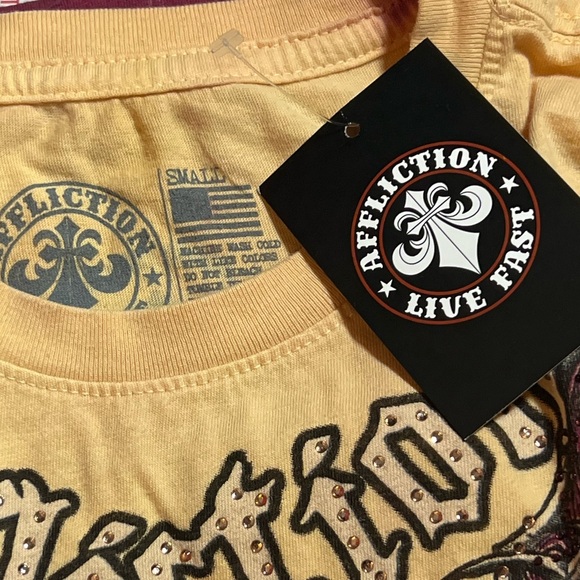 Affliction Women’s T-Shirt - Picture 10 of 10